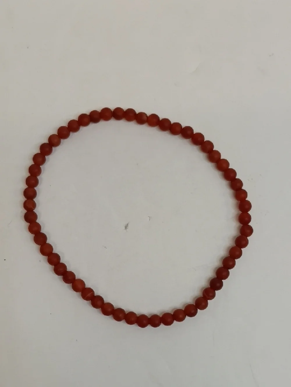 Beaded Bracelet Set Wood Stone Stretch Stack Minimal Boho 4 Piece